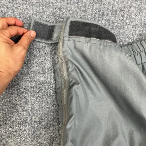 The North Face Rain Pants Mens M Medium Grey Nylon Waterproof Lined Snow *READ - Picture 12 of 15